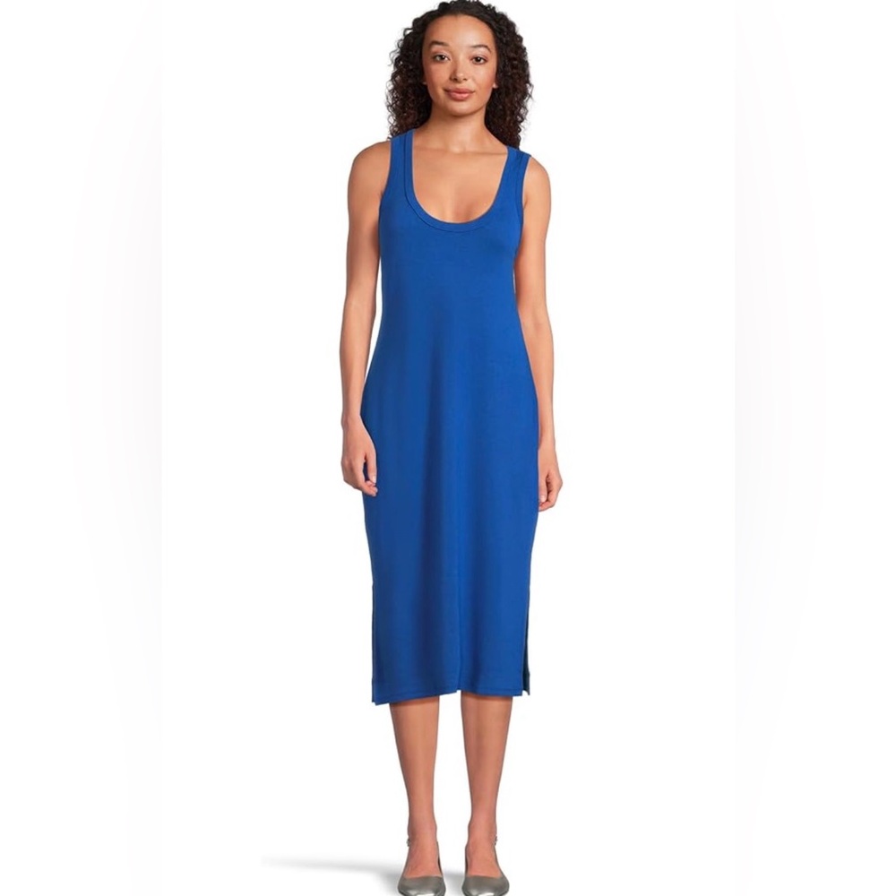 NWT Soma Weekend Softlite Midi Dress - ceramic blue - large
